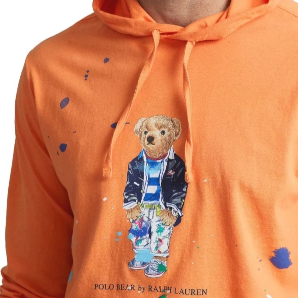New Polo Ralph Lauren Unisex Polo Bear t-shirt Hooded - Picture 2 of 6